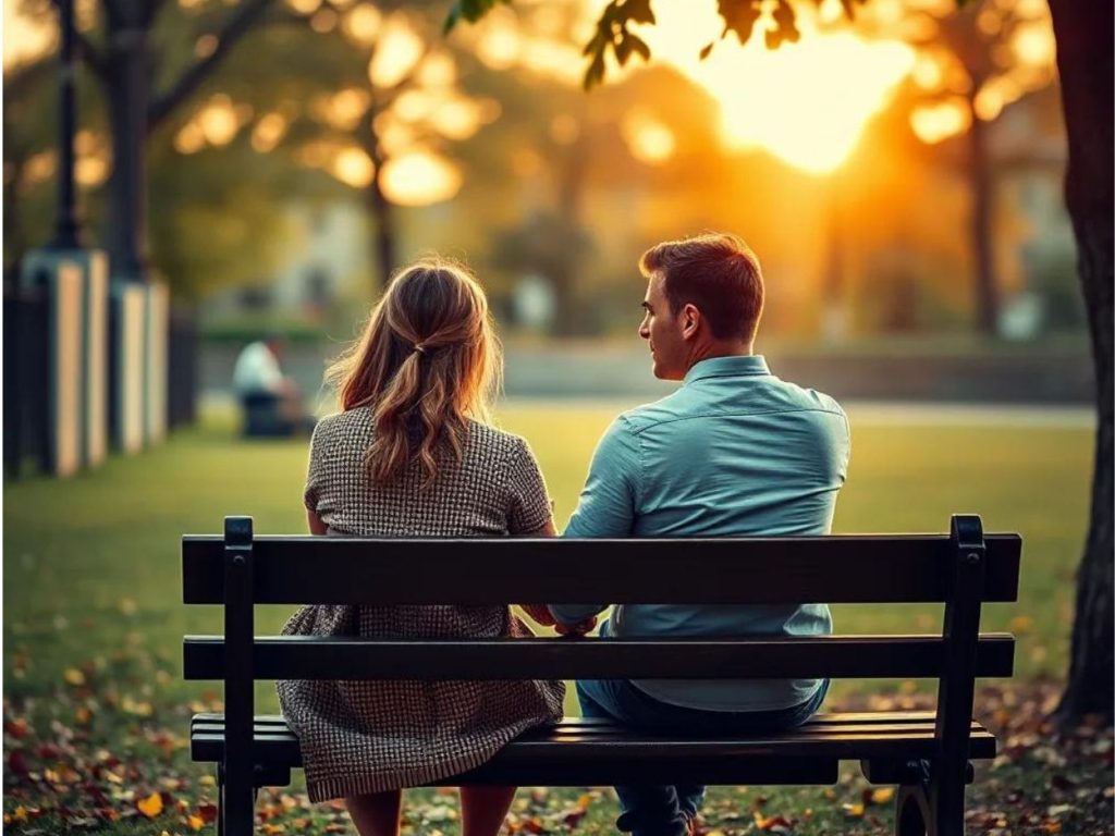 two people talking respectfully representing healthy boundaries in relationships